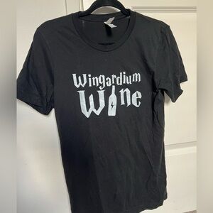 Black womens small tee. Harry Potter theme.